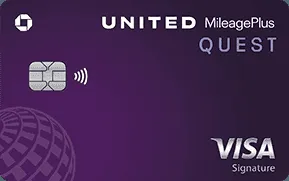 united quest card tilted