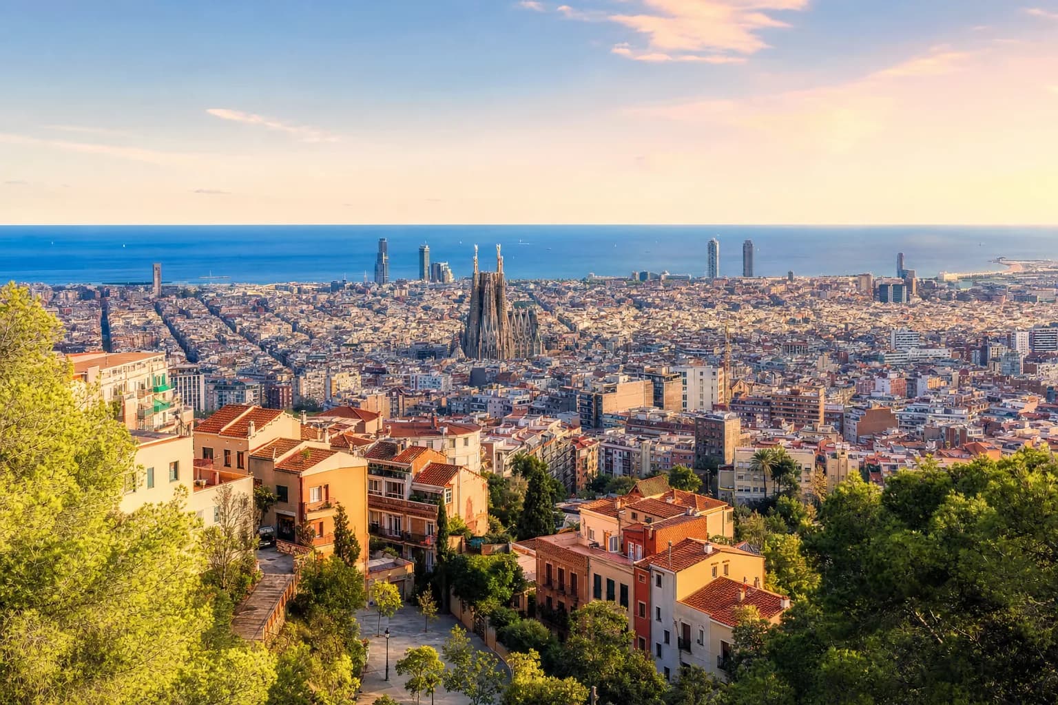 Barcelona travel hero photograph