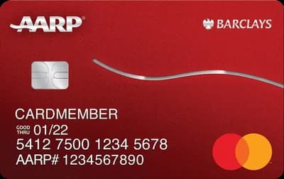 AARP® Travel Rewards Mastercard® from Barclays card art