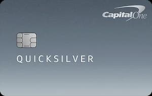 Capital One Quicksilver Rewards for Students card art